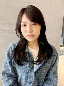 エミュ 伏見 国際センター(emu) 韓国風/くびれロング/ワンカール/オリーブアッシュ/伏見