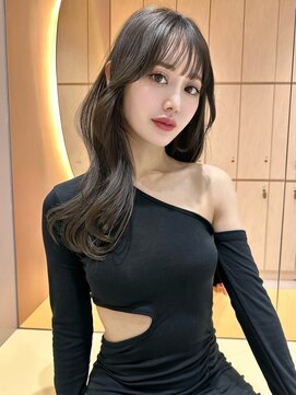 グロー 大宮(GLROW) くびれ巻き 韓国 レイヤーカット 顔まわりカット