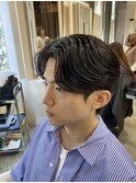 韓国ヘアニュアンスカルマパーマダウンパーマセンターパート
