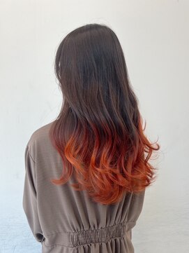 イース バイ アンブルリュクス 北千住(Ease by amble luxe) グラデーション裾カラー