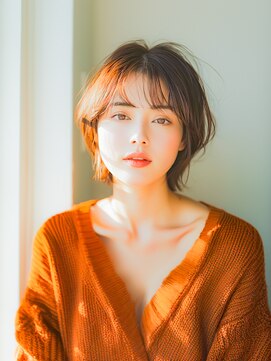 シカタ シーカ 鎌倉(CICATA/ShIKA.) 小顔ボブルフネビージュ30代40代ショート2