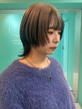 ユー イケブクロ(u Ikebukuro) フェイスレイヤー/ショートウルフ/アンブレラカラー/姫カット