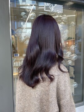 エイトヘアー(8 HAIR) ピンクブラウン×ロング