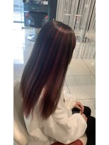 アース 鈴鹿店(HAIR&MAKE EARTH) ピンク×ブラックアンブレラカラー