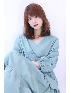 オーロ(ORO) 20代30代40代50代斜めバンググレージュカラーシルキーベージュ