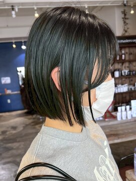 ミルシンク(1005mille cinq) 切りっぱなしボブ/ボブ/マットカラー/愛媛/松山市