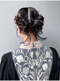 ロングおくれ毛韓国ヘア前髪カット美髪_ba553341