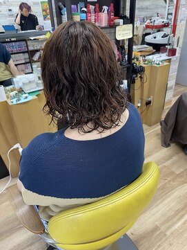 ラッコのおひるね デジタルパーマ