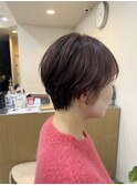 大人ショートヘア/ピンクベージュ