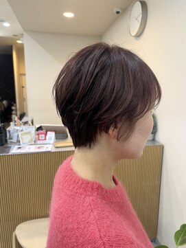 メル ヨコハマ(MeL) 大人ショートヘア/ピンクベージュ