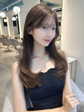 マインバイアフロートギンザ(MYNE by AFLOAT GINZA) 顔まわりカット/後れ毛/韓国ヘア/くびれヘア/レイヤーカット