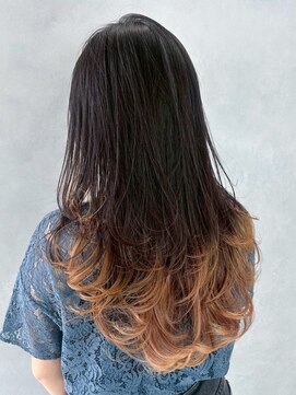 シオン(shion) おくれ毛デザインカラー顔周りレイヤーロング_ba558301