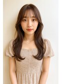 韓国風レイヤースタイル/美髪/ベージュカラー/透明感/我孫子駅