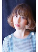 レトロボブ　重めボブ　BOUQUET 毛先パーマ髪質改善
