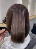 髪質改善×艶カラーで上質なボブスタイル
