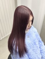 サムシング(Something.)&nbsp;ロングヘア/ブリーチなしダブルカラー/ピンクラベンダー