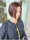 コーラルピンク/ラベンダー×ミニボブタッセルボブ/大人ボブ