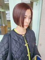 スーハ 恵比寿(SUUHA)&nbsp;コーラルピンク/ラベンダー×ミニボブタッセルボブ/大人ボブ