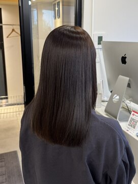 アコロン(acoron) ナチュラルグレージュ　新宿/髪質改善/グレージュ/ロング