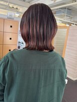 キャパジャストヘアー(CAPA just hair)&nbsp;ミディアムレイヤーボブウォームブラウン