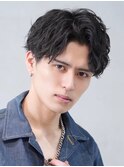 渋谷波巻きパーマ束感ツイストスパイラル無造作メンズパーマ色気