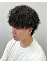 エイド 渋谷(aid) マッシュ×ツイストスパイラルパーマ