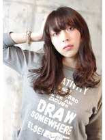 クルヴァ(curva)&nbsp;マッシュバングの可愛いゆるふぁミディ【下北沢美容室　curva】