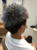 ハーティス ヘアー(HEARTIS HAIR) シルバーツーブロック メンズショート