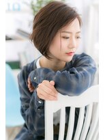 ミック 日暮里店(miq) ノーバング&ワンレン…大人ボブb