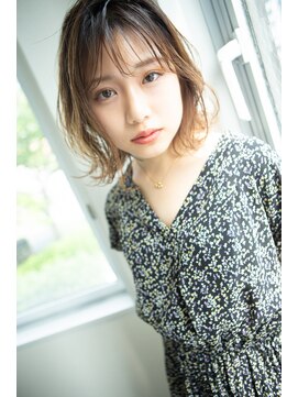 ヘアーデザイン アストレイ(hair design astray) グラデーションカラーボブ