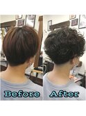 【BeforeAfterスパイラルパーマ×マッシュ】スガワラ担当