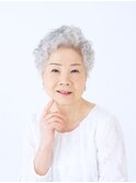 【えがお美容室】60代70代に人気☆似合わせショートカール