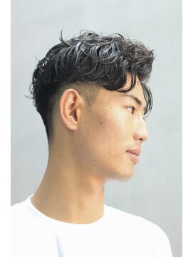 レンゲン(LENGEN) メンズかき上げニュアンスマッシュサイドパート韓国マッシュ