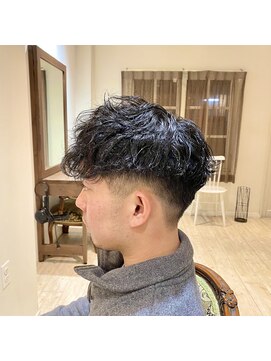 ハシゴ(hasigo.) 波巻きパーマ　大阪メンズパーマ