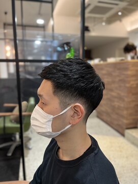 ヘアーメイク マーズ 売布店(Hair Make Mars) 刈り上げ×アップバンク