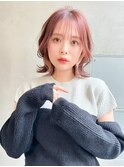Aimee 町田　インナーカラー×ペールピンク