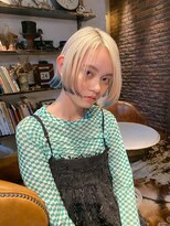 トレンチ(TRENCH)&nbsp;《おつじ TRENCH》ボブ × ケアブリーチ