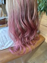 クーエフー(coo et fuu)&nbsp;ピンクベージュのグラデーションカラー