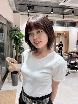 アドア 横浜(ADORE) 【ADORE横浜】外はねボブ×ラベンダーグレー