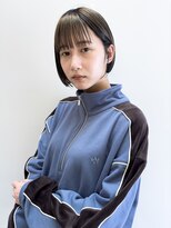 ハルフウェイ(haLfway)&nbsp;ショートボブ×デザインカラー