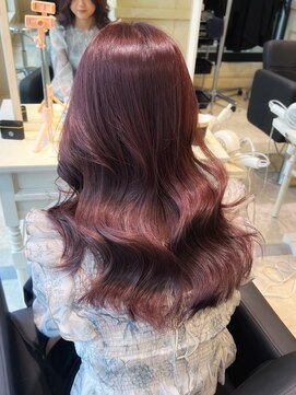 アソビ 表参道(ASOBI) トリートメント/前髪カット/ピンクベージュ/髪質改善/表参道