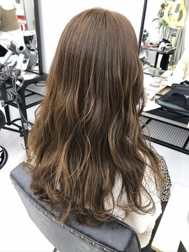 ゼスト 三鷹店(ZEST) オリーブベージュ+レイヤーカット 三鷹/吉祥寺　【清水】