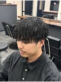 メンズ 波巻きスパイラル クリームパーマ 【RANDY】