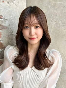 アフロート ルヴア(AFLOAT RUVUA) くびれヘア/レイヤー/顔まわり/サイドバング/こなれミディ