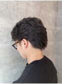 メンズフェザーパーマスタイル