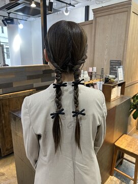 アクター(actor) 結婚式お呼ばれヘアアレンジ♪