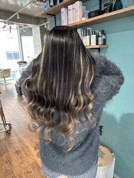 ミラシィ 稲毛(Mirashy) 残留なし！プルエクステでバレイヤージュカラー