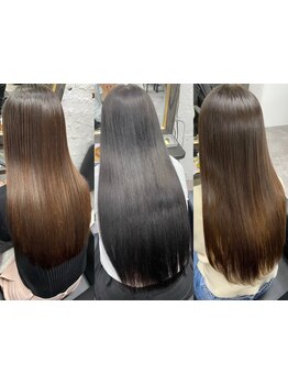 【河原町/市役所前】ピンピンにならず素髪のような美しい仕上がり♪前髪・顔周り等のポイント縮毛矯正も◎