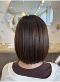 ショートやボブの方にもおすすめ！髪質改善ストレート！