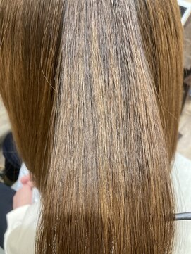 ユーリカ リチェルコ 四天王寺前夕陽ケ丘店 髪質改善カラー/ベージュブラウン